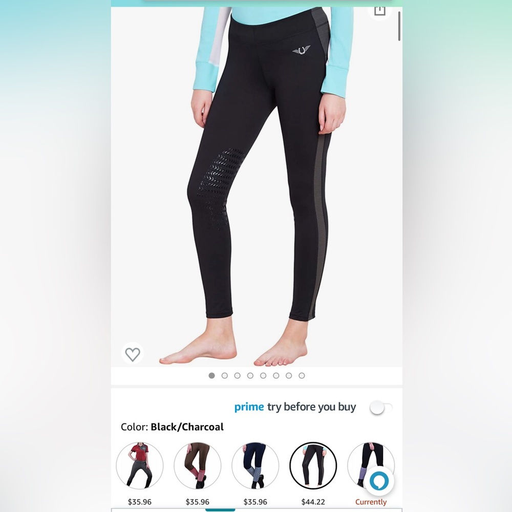 SOLD - Tuff Rider Equestrian Horseback Riding Pull-On Pants Breeches
